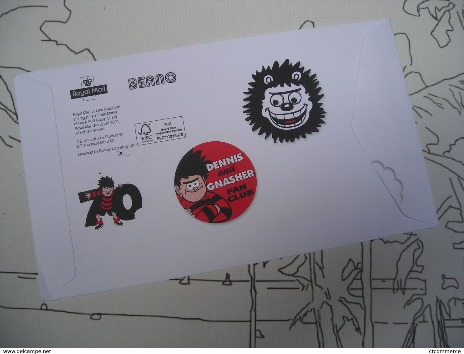 FDC Dennis & Gnasher, Happy Birthday Dennis Bonne Anniversaire - 2011-2020 Decimal Issues