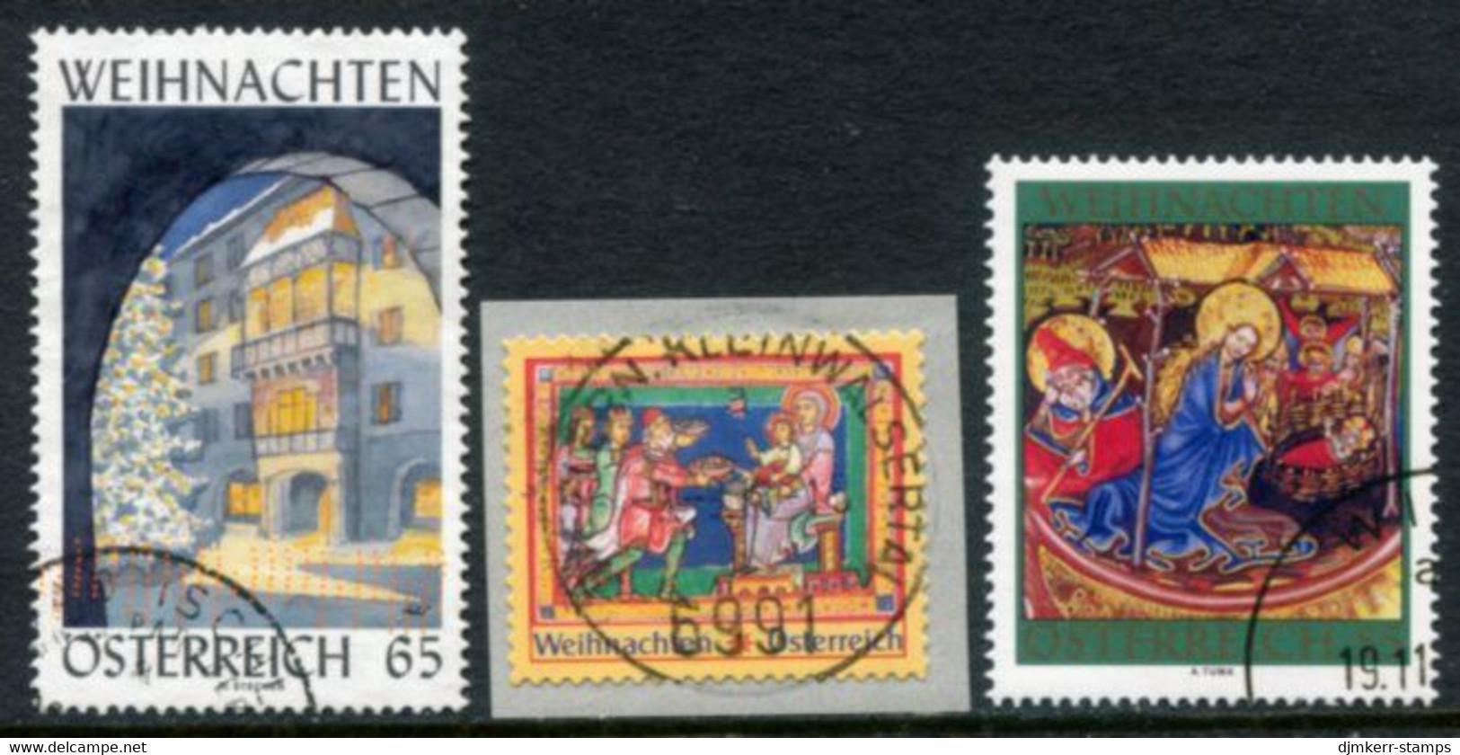AUSTRIA  2010 Christmas Used  .  Michel 2902-04 - Used Stamps