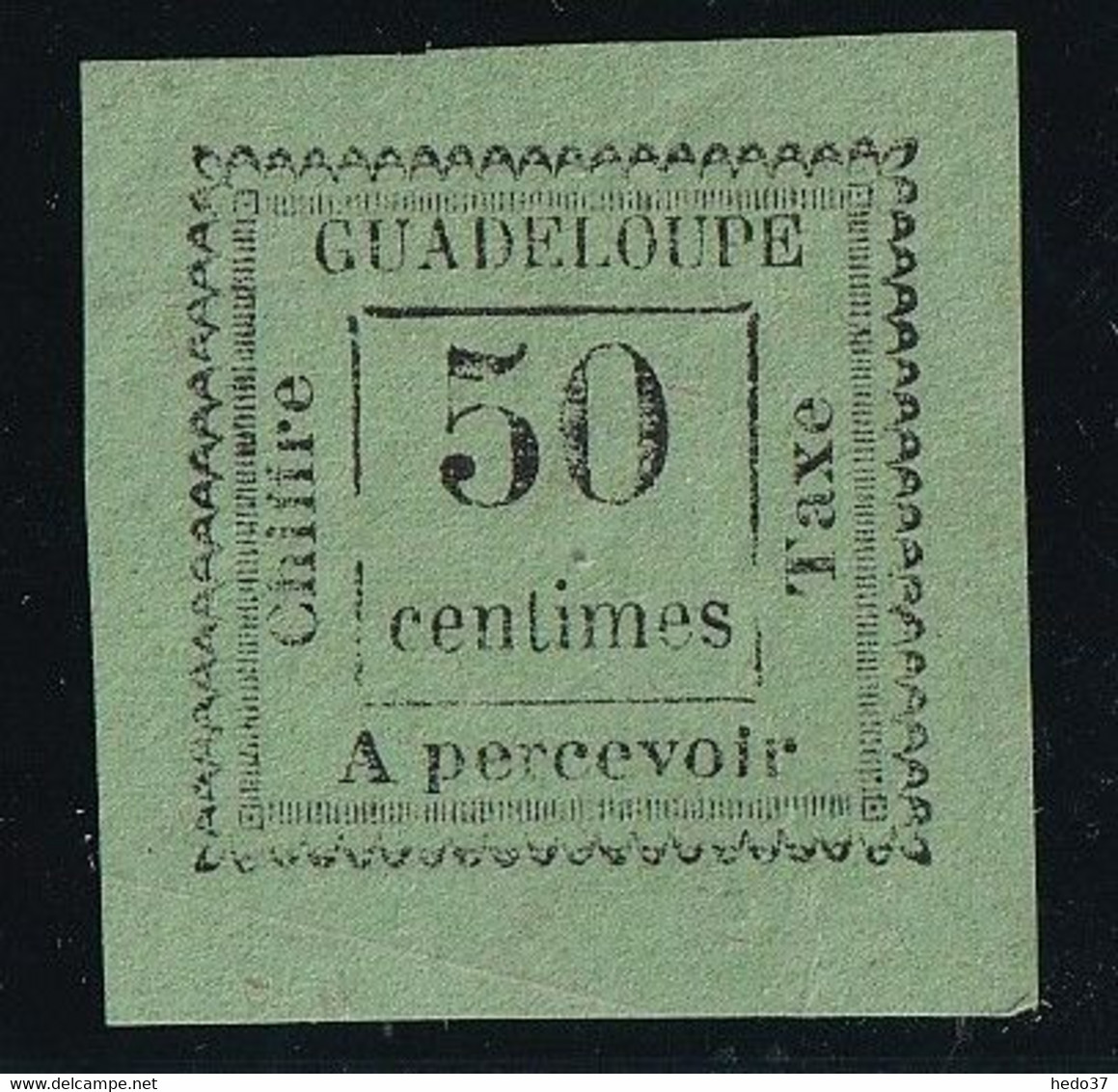 Guadeloupe Taxe N°12 - Neuf Sans Gomme - TB - Postage Due
