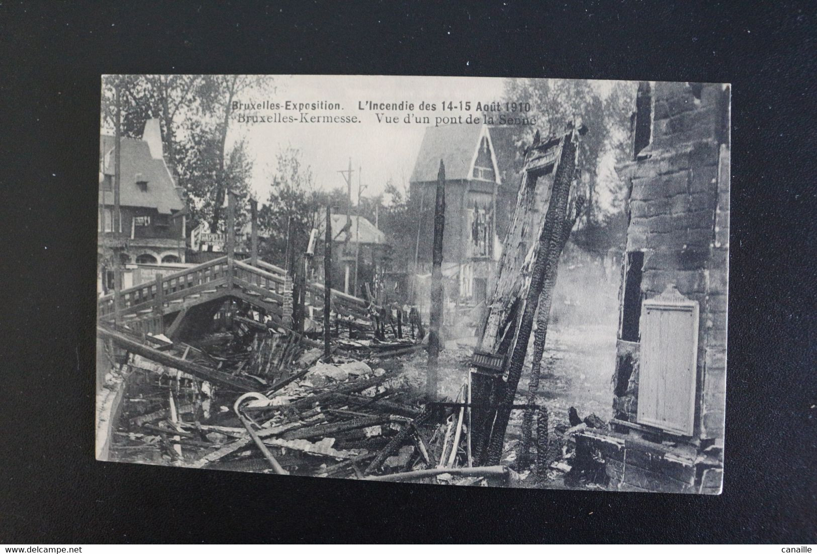 P-B 87/ Lot De 15 Cps - Bruxelles-Exposition - L'Incendie Des 14-15 Août 1910 - Bruxelles-Kermesse. - Lotes Y Colecciones