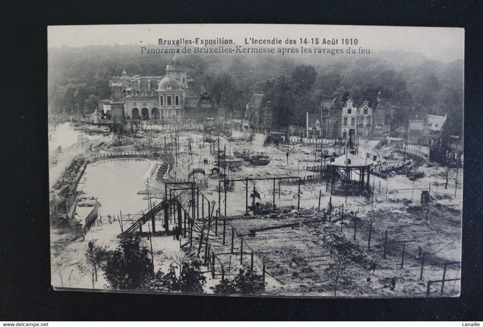 P-B 87/ Lot De 15 Cps - Bruxelles-Exposition - L'Incendie Des 14-15 Août 1910 - Bruxelles-Kermesse. - Lotti, Serie, Collezioni