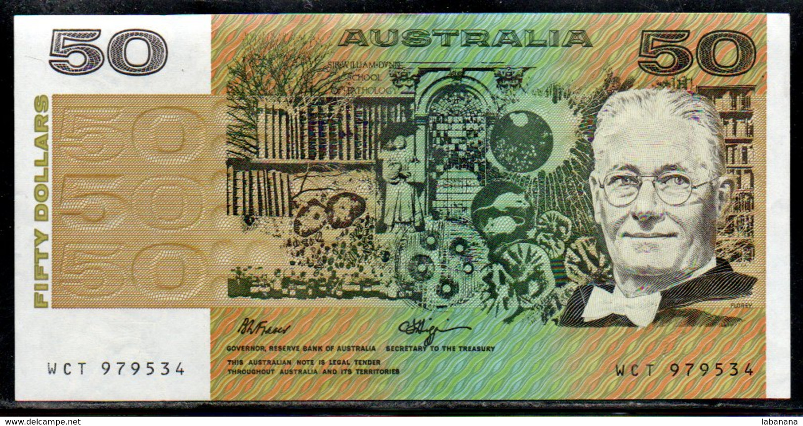 659-Australie 50$ 1989 WCT979 - 1974-94 Australia Reserve Bank (papier)
