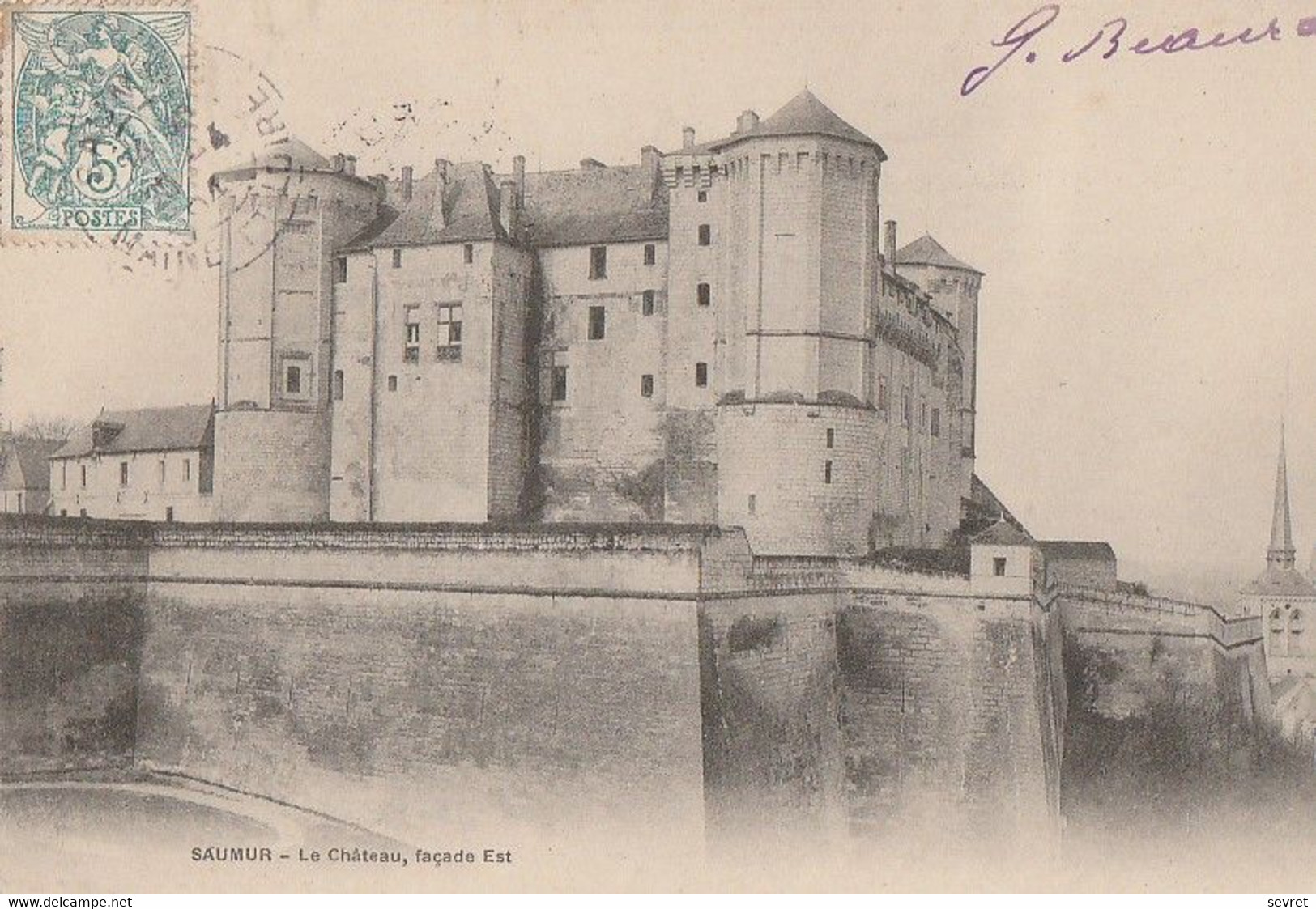 SAUMUR. -  Le Château, Façade Est - Saumur