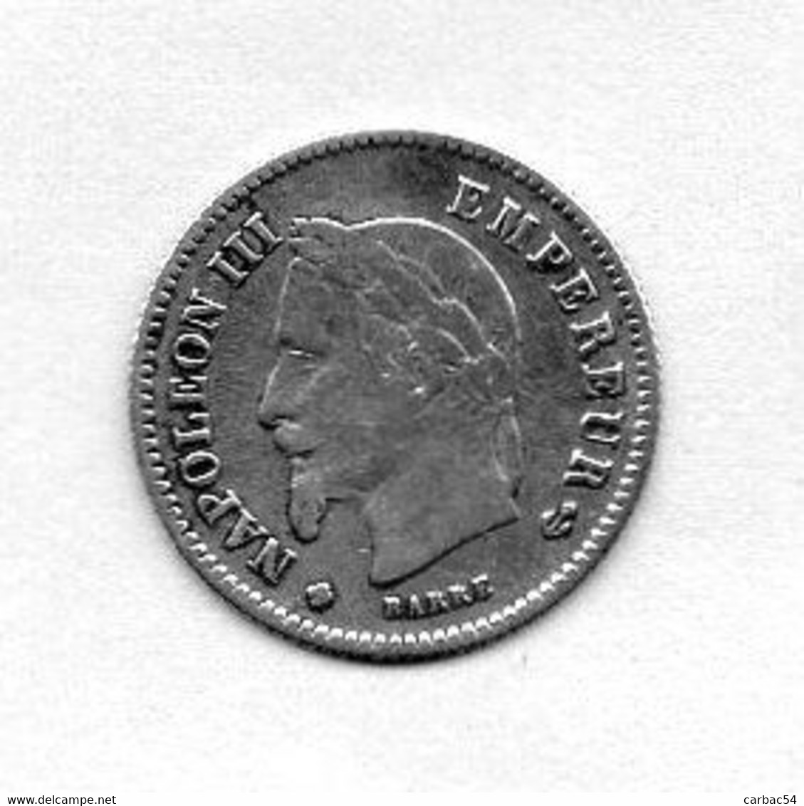 Napoléon III 20 C Argent 1867 - 20 Centimes