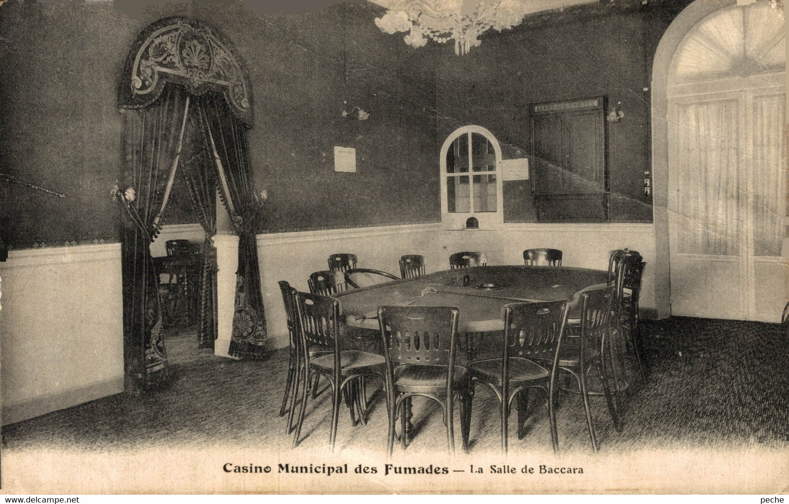 N°97122 -cpa Casino Municipal Des Fumades -la Salle De Baccara- - Casino