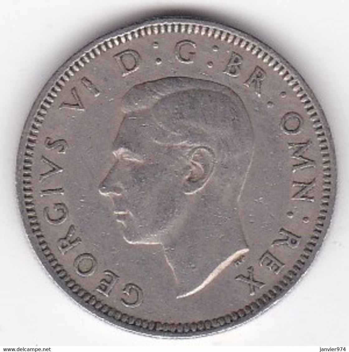 Ecosse 1 Shilling 1949 George VI, En Cupronickel, KM# 877 - Schots