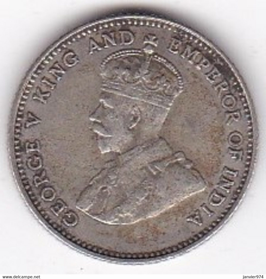 Straits Settlements , 10 Cents 1927 . George V. Argent. KM# 29b - Malaysia