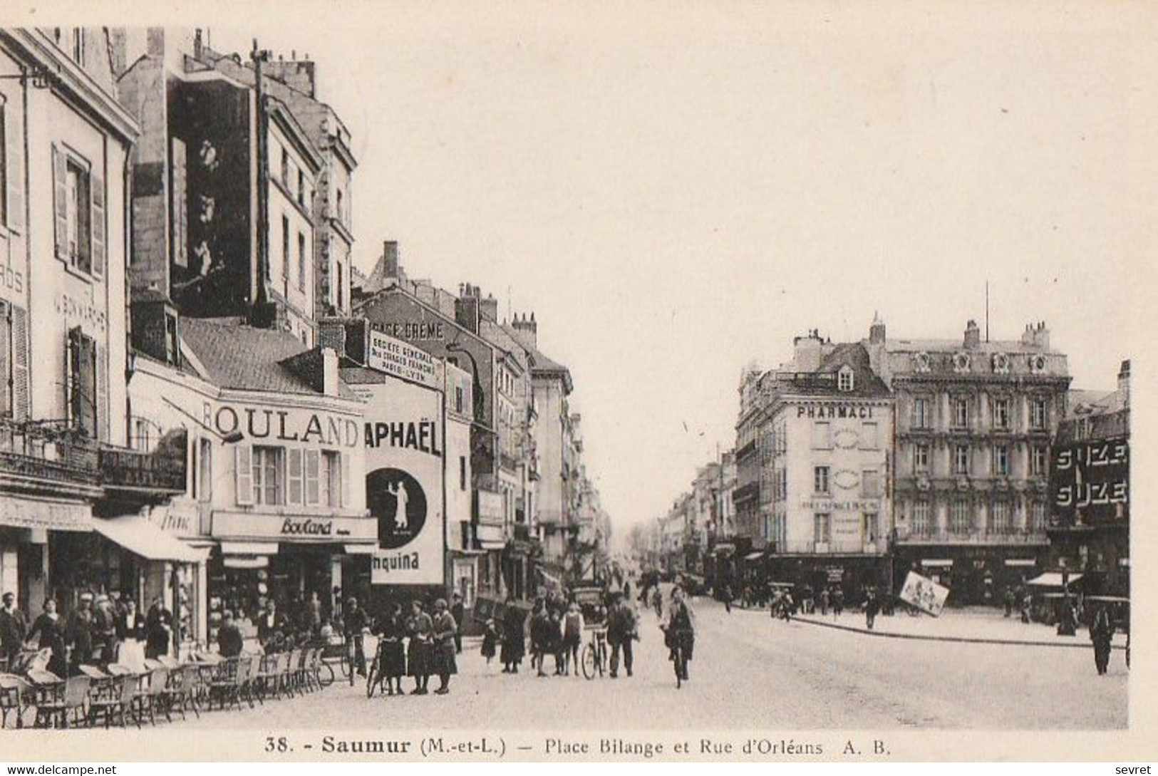 SAUMUR. -  Place Bilange Et Rue D'Orléans - Saumur