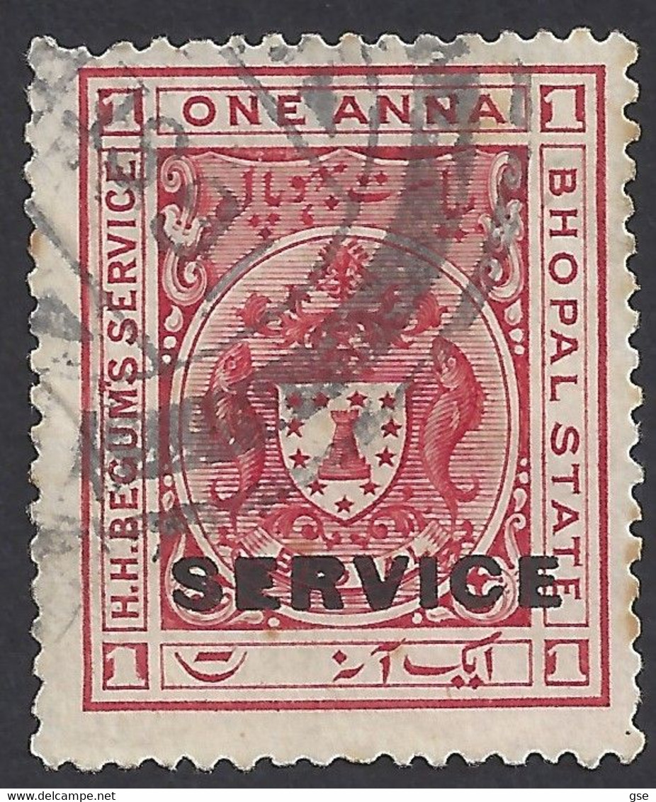 INDIA 1918 - Yvert S16° - Protettorato | - Bhopal