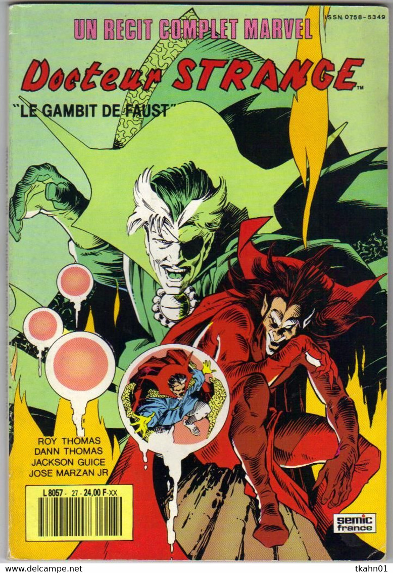 UN RECIT COMPLET MARVEL    " Dr STRANGE  " SEMIC - Lug & Semic