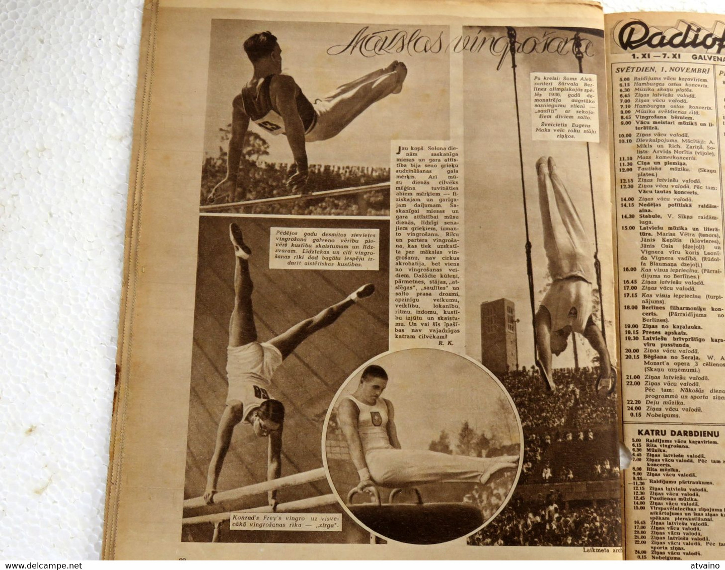 WW2 LATVIAN VINTAGE MAGAZINE "LAIKMETS" ISSUED 1942 YEAR - Sonstige & Ohne Zuordnung