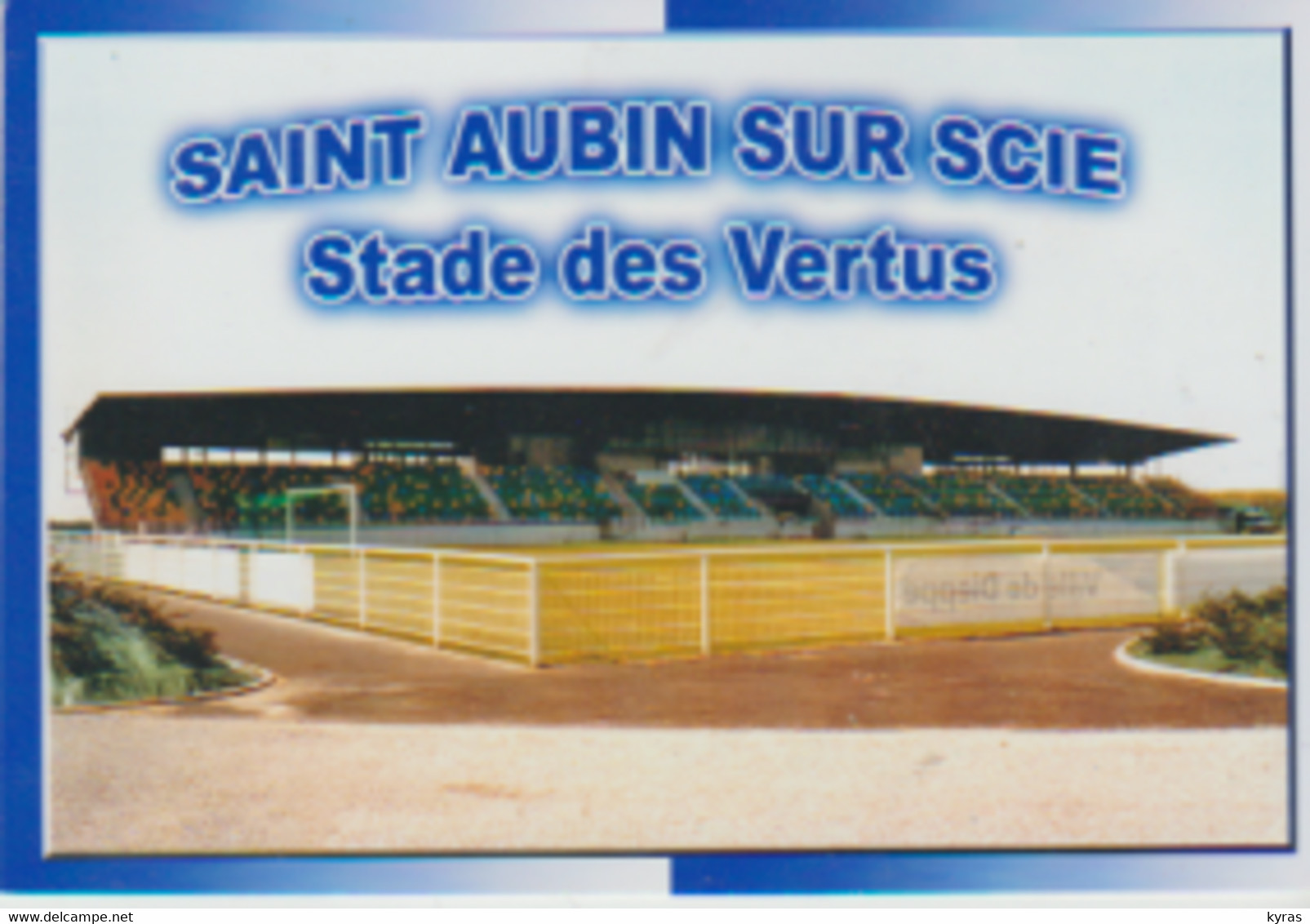 Cpm 10x15. (76) ST AUBIN Sur SCIE. Stade Des Vertus - Stadions
