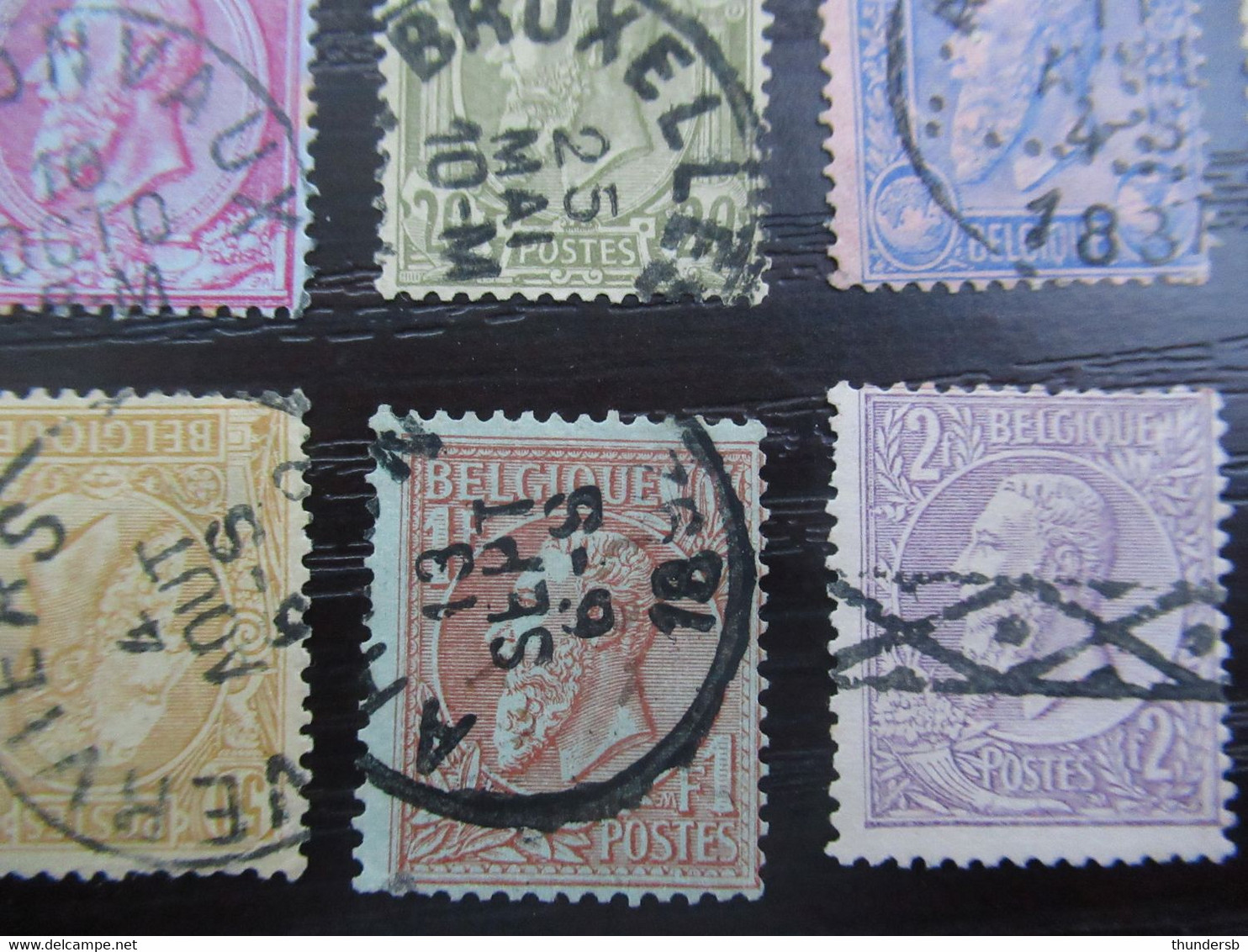 Reeks 46/52 'Leopold II' - Côte: 70 Euro - 1884-1891 Leopoldo II