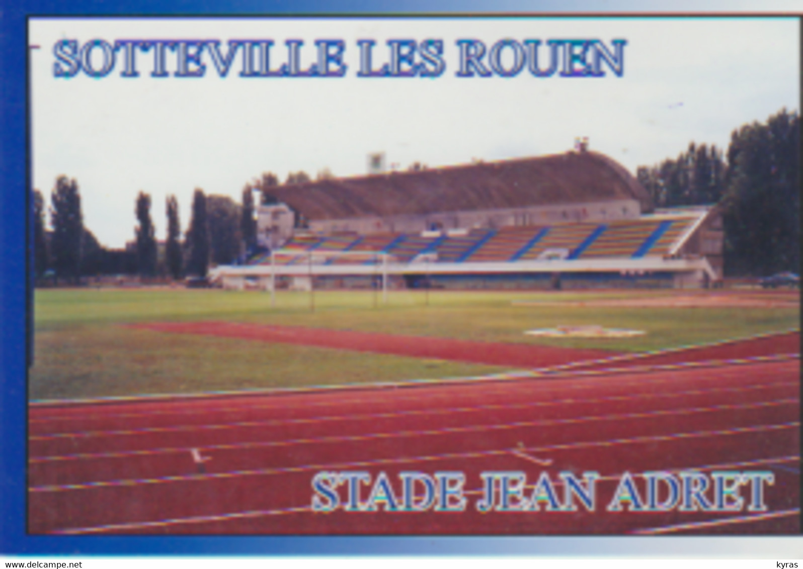 Cpm 10x15. (76) SOTTEVILLE -les- ROUEN. Stade Jean ADRET - Stadiums