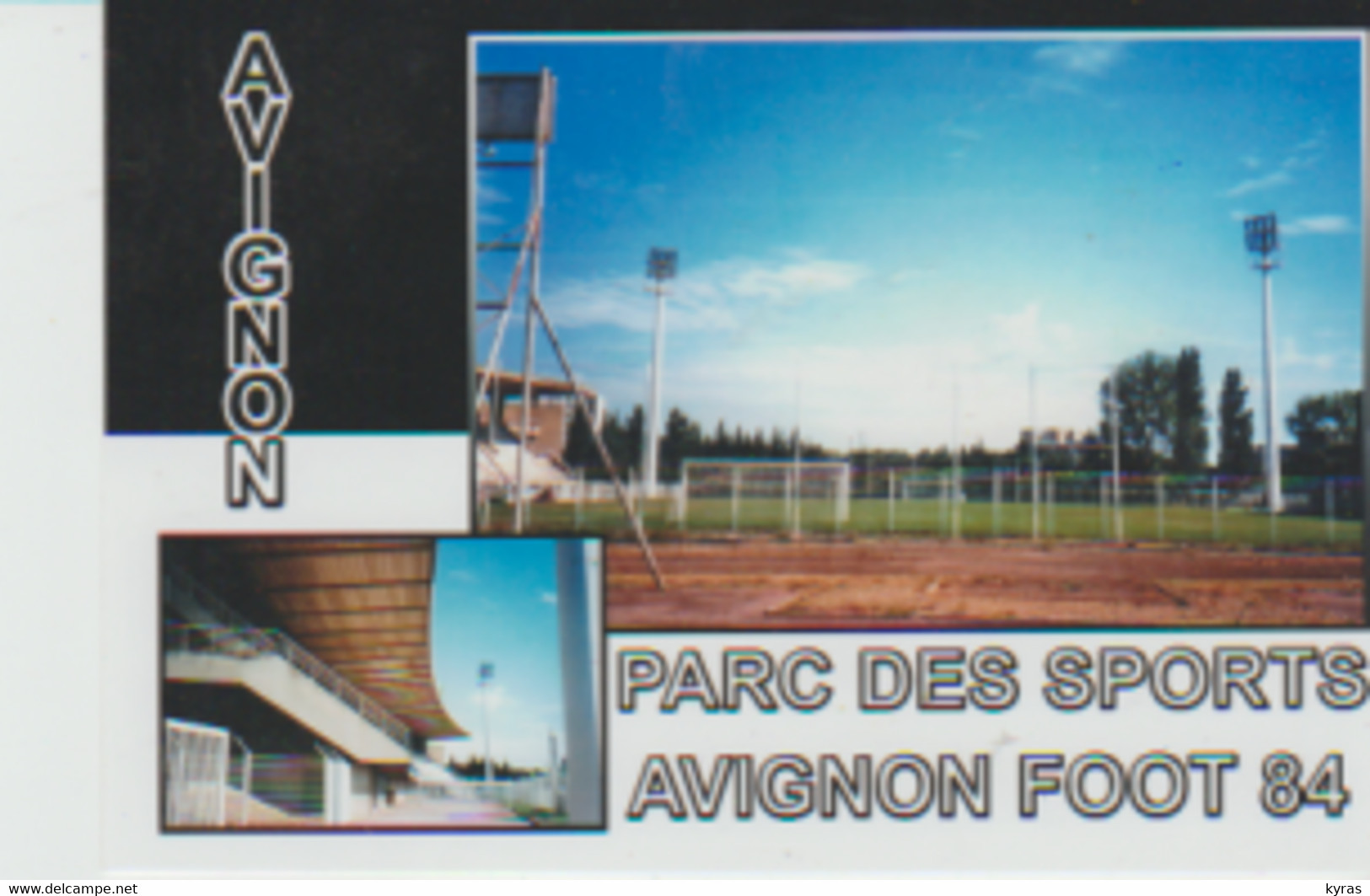 Cpm 10x15. (84) AVIGNON. STADE. Parc Des Sports Avignon Foot 84 (100 Ex) - Stades