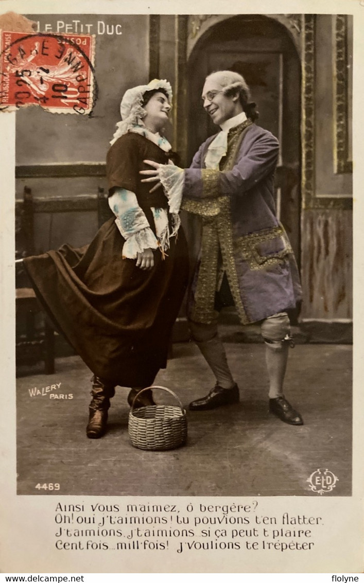 LE PETIT DUC - série de 10 cpa carte photo Walery - théâtre opéra spectacle acteurs femmes mode
