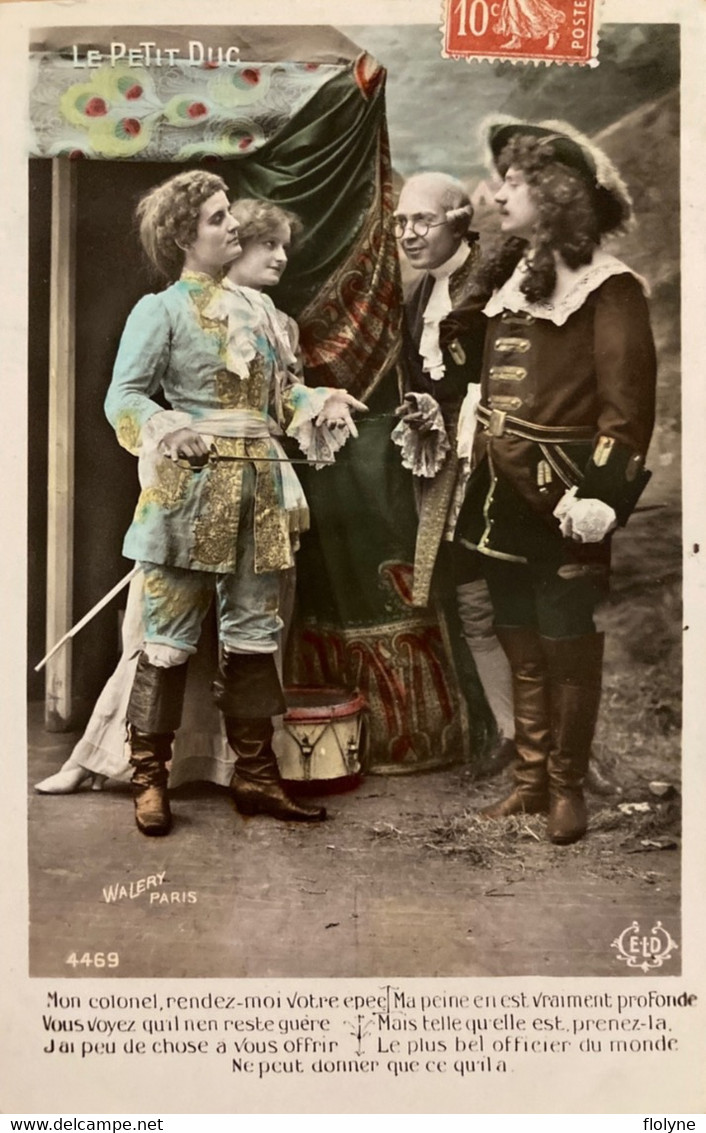 LE PETIT DUC - série de 10 cpa carte photo Walery - théâtre opéra spectacle acteurs femmes mode