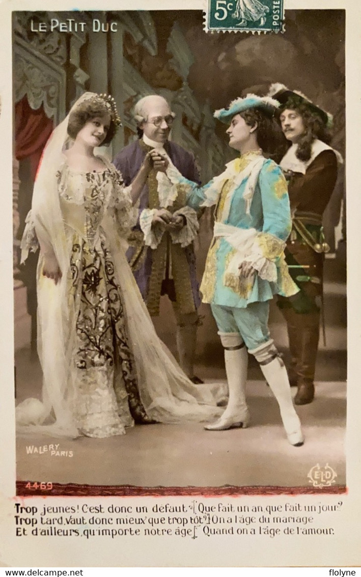 LE PETIT DUC - série de 10 cpa carte photo Walery - théâtre opéra spectacle acteurs femmes mode