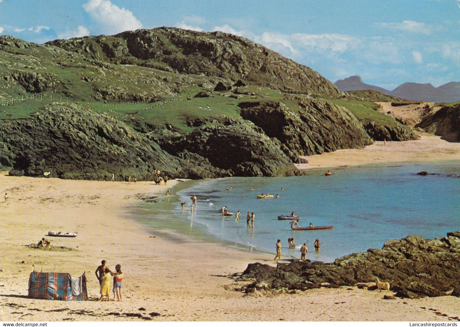 Postcard Clachtoll Bay Nr Lochinvar Sutherland My Ref B25819 - Sutherland