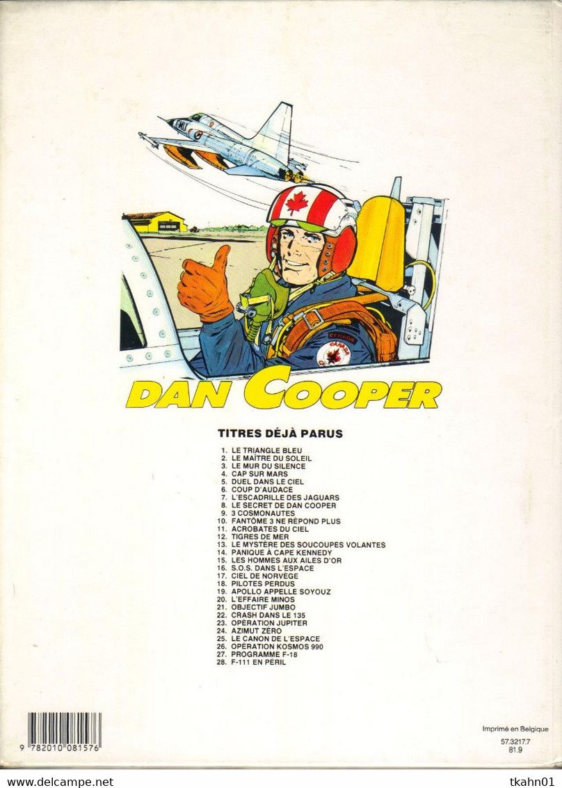 DAN COOPER  " E-O " " F-111 EN PERIL " NOVEDI DE 1981 - Dan Cooper
