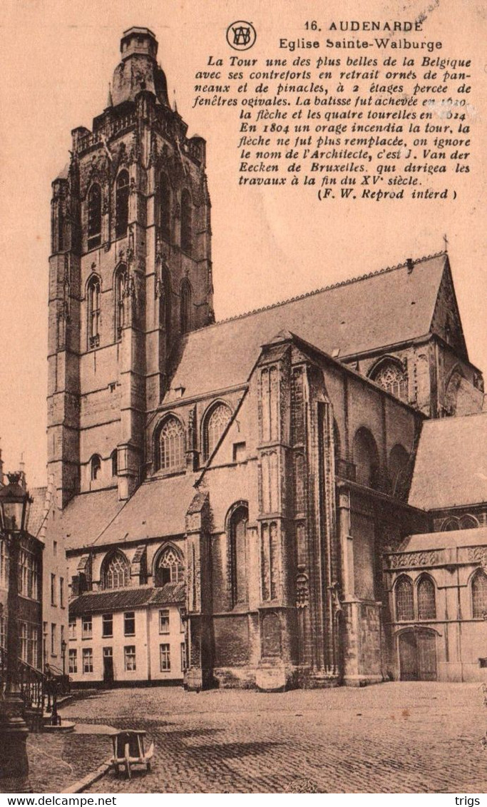 Audenarde - Église Sainte Walburge - Oudenaarde