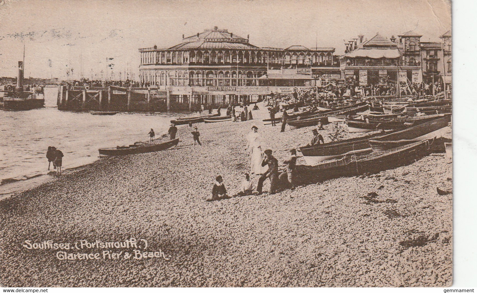 SOUTHSEA - CLARENCE PIER AND BEACH - Southsea