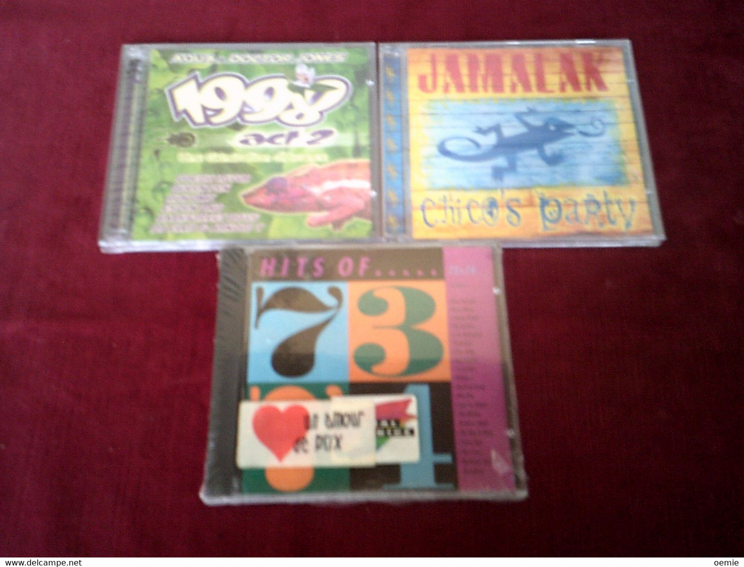 COLLECTION DE 3 CD ALBUMS  DE COMPILATION ° JAMALAK   + 1999 ACT 2 DOUBLE CD+ HITS 73 /74 - Colecciones Completas