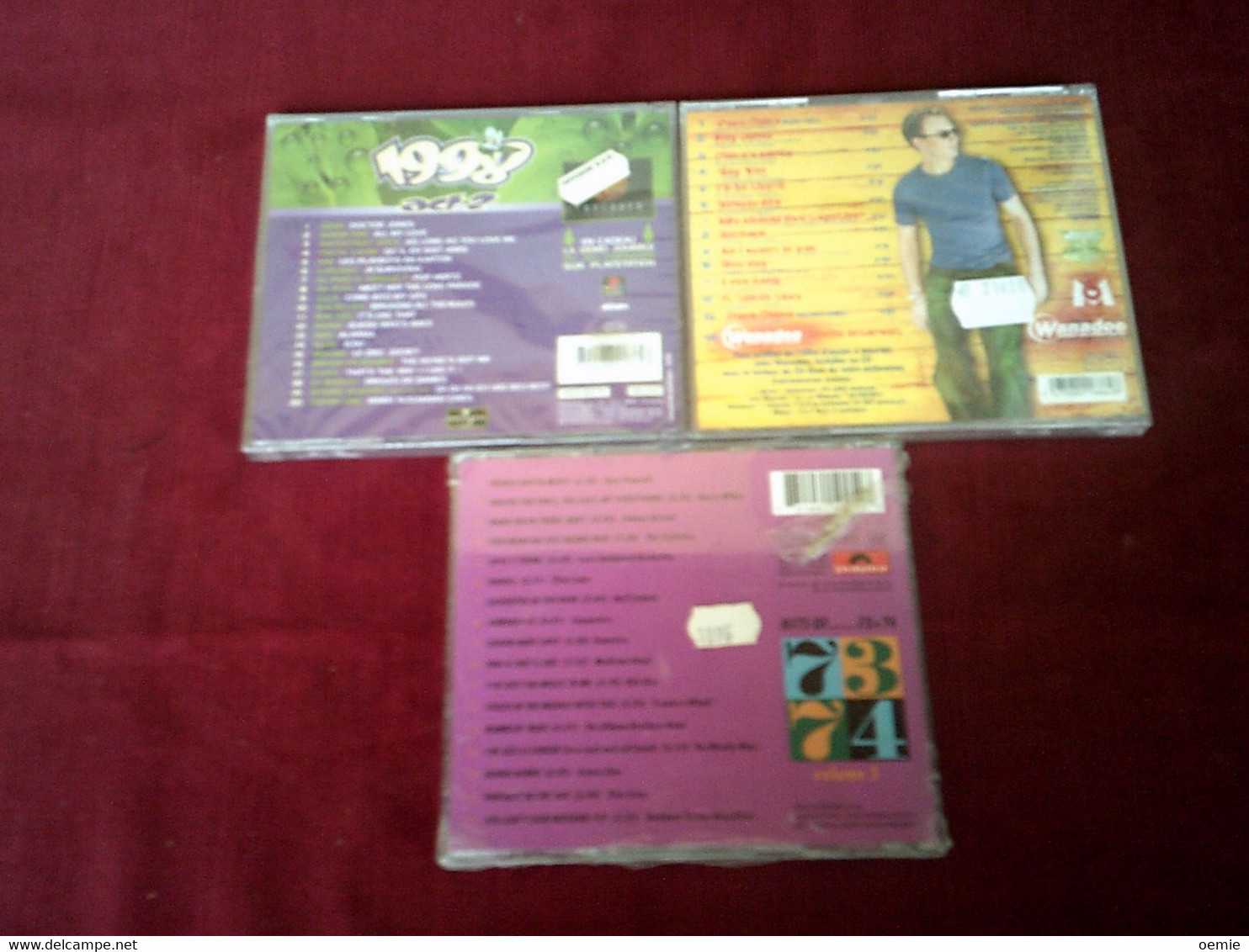 COLLECTION DE 3 CD ALBUMS  DE COMPILATION ° JAMALAK   + 1999 ACT 2 DOUBLE CD+ HITS 73 /74 - Collezioni