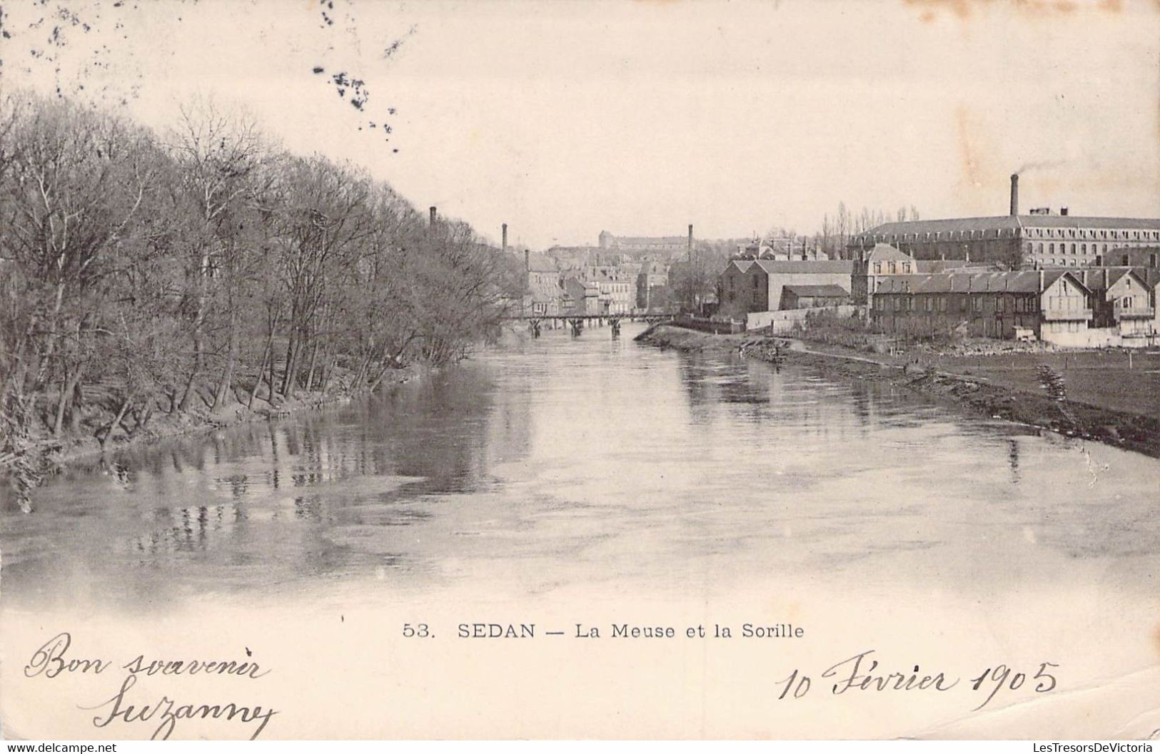 CPA - 08 - SEDAN - Précurseur - La Meuse Et La Sorille - Dos Non Divisé - Sedan