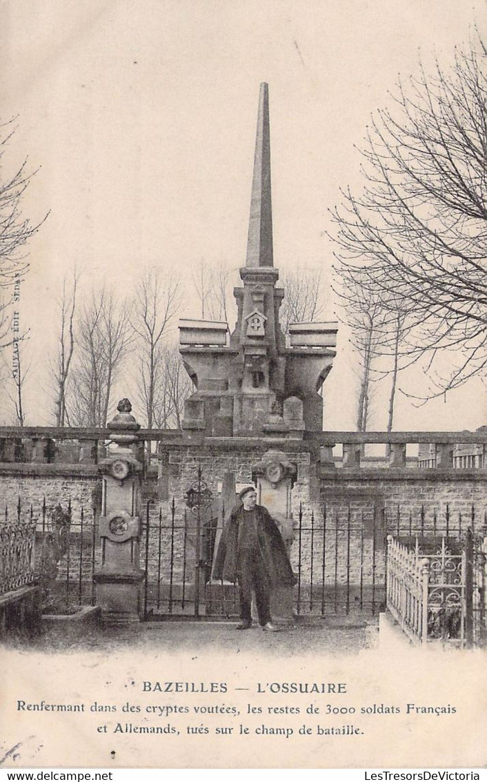 CPA - 08 - BAZEILLES - L'Ossuaire - Sauvage Editeur Sedan - Monument - Andere & Zonder Classificatie