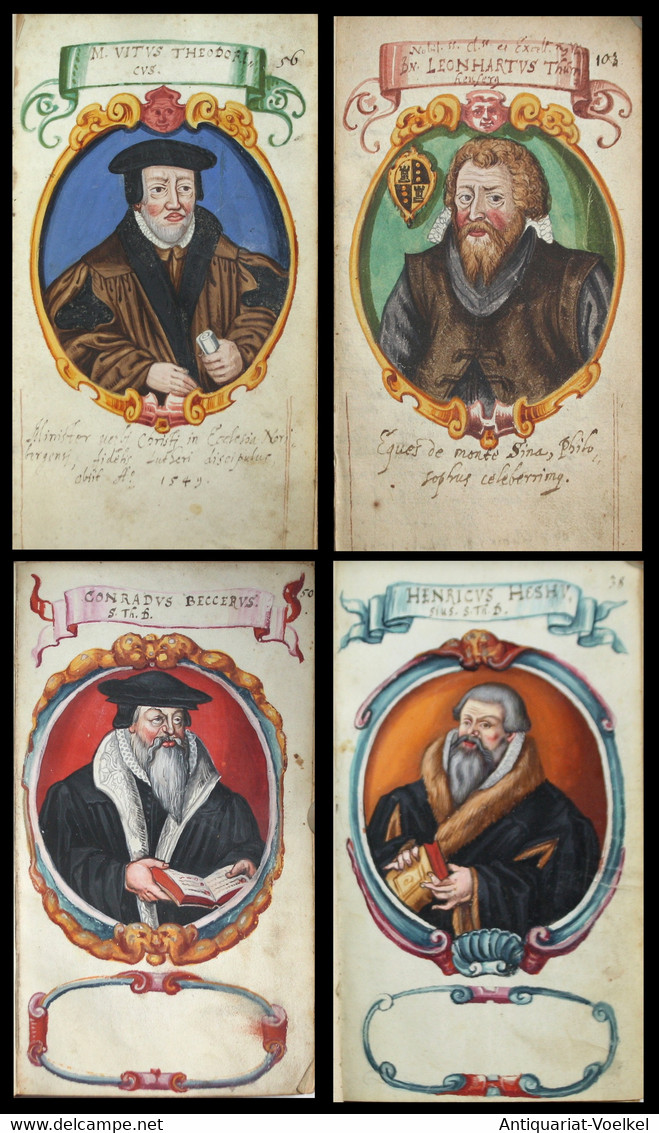 Portraitsammlung Von Humanisten, Reformierten Theologen, Gelehrten Und Wissenschaftlern. / Portraitgalerie Aus - Theater & Scripts