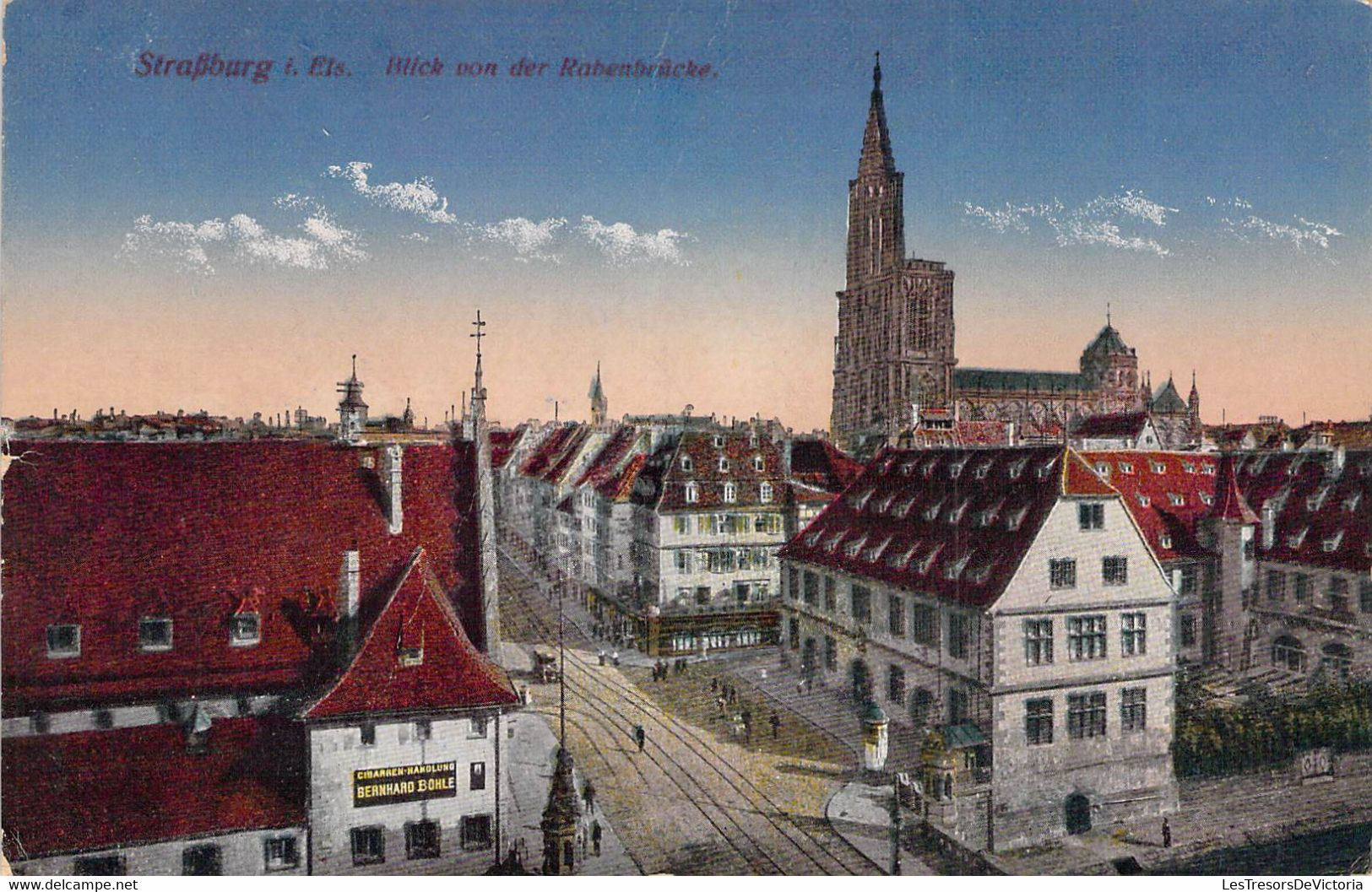 CPA - 67 - STRASSBURG - BLIK VON DER RABENBRUCKE - Colorisée - Strasbourg