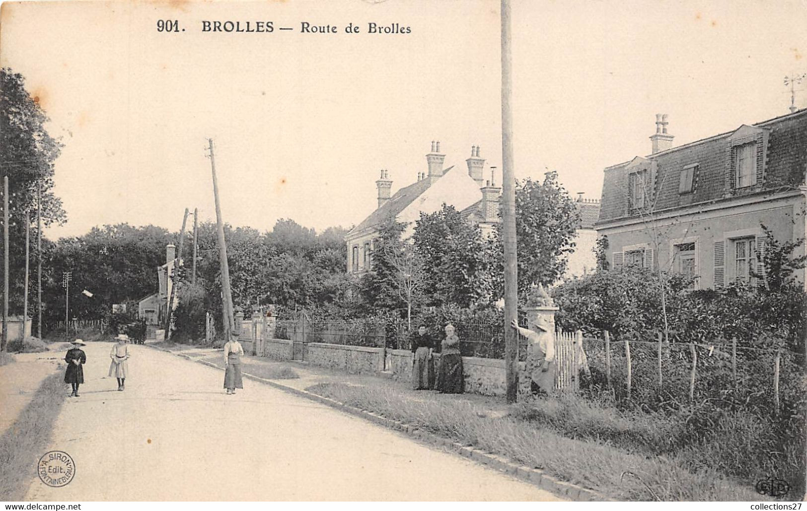 77-BROLLES- ROUTE DE BROLLES - Bois Le Roi