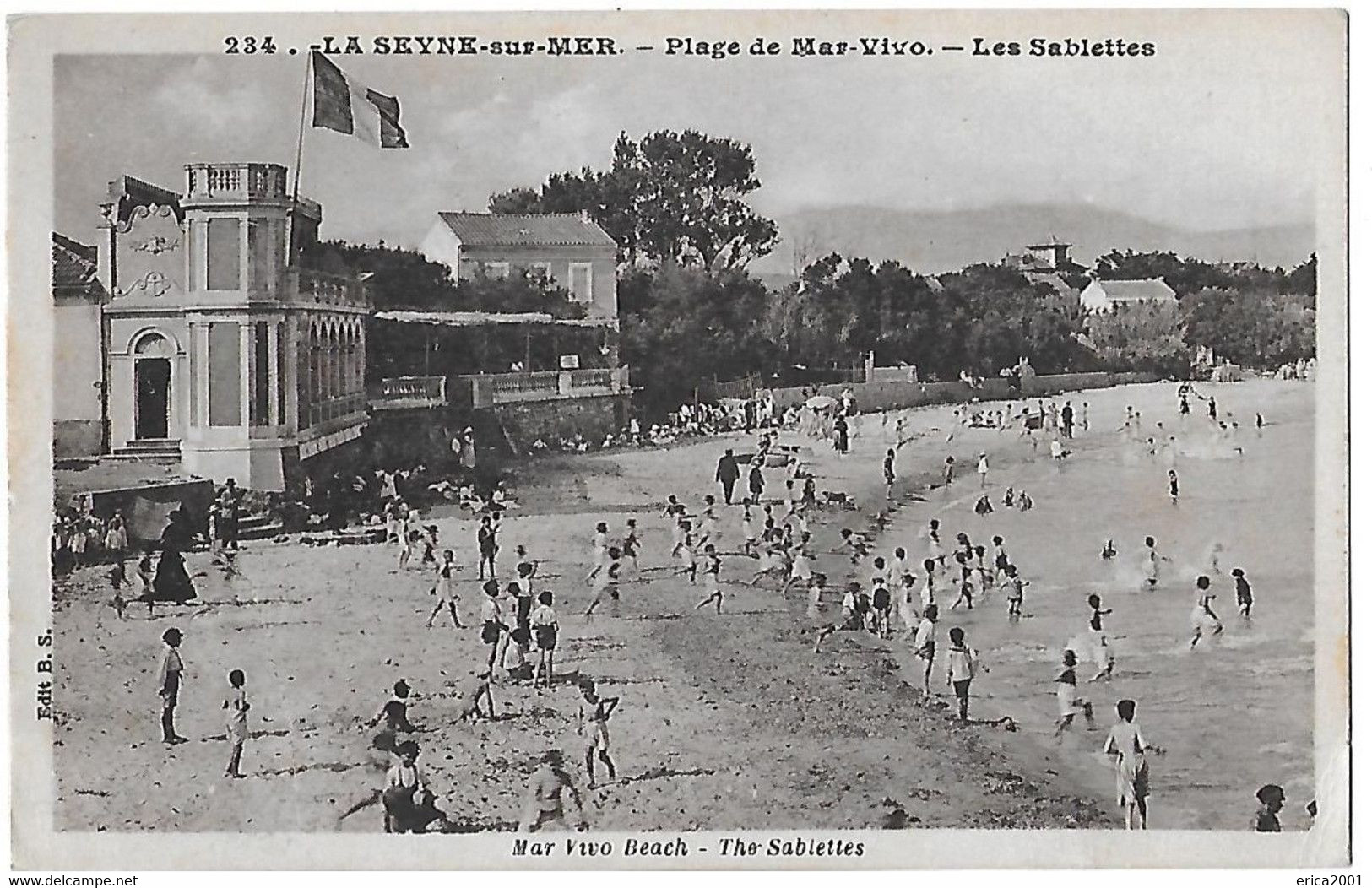 La Seyne-sur-Mer. La Plage De Mar Vivo , Les Sablettes. - La Seyne-sur-Mer