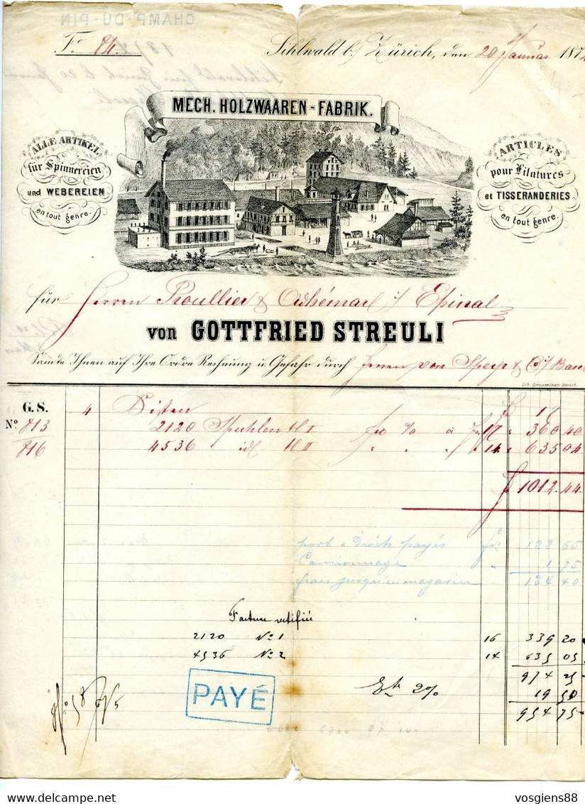 Gottfried Streuli 1874 - Suisse