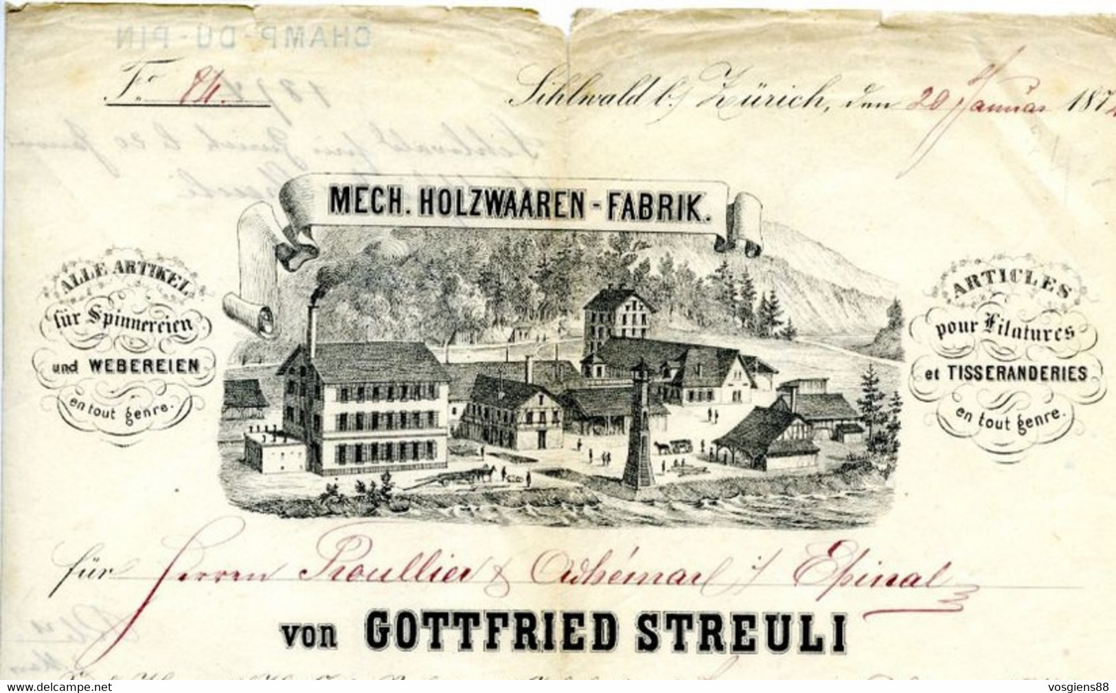 Gottfried Streuli 1874 - Suisse