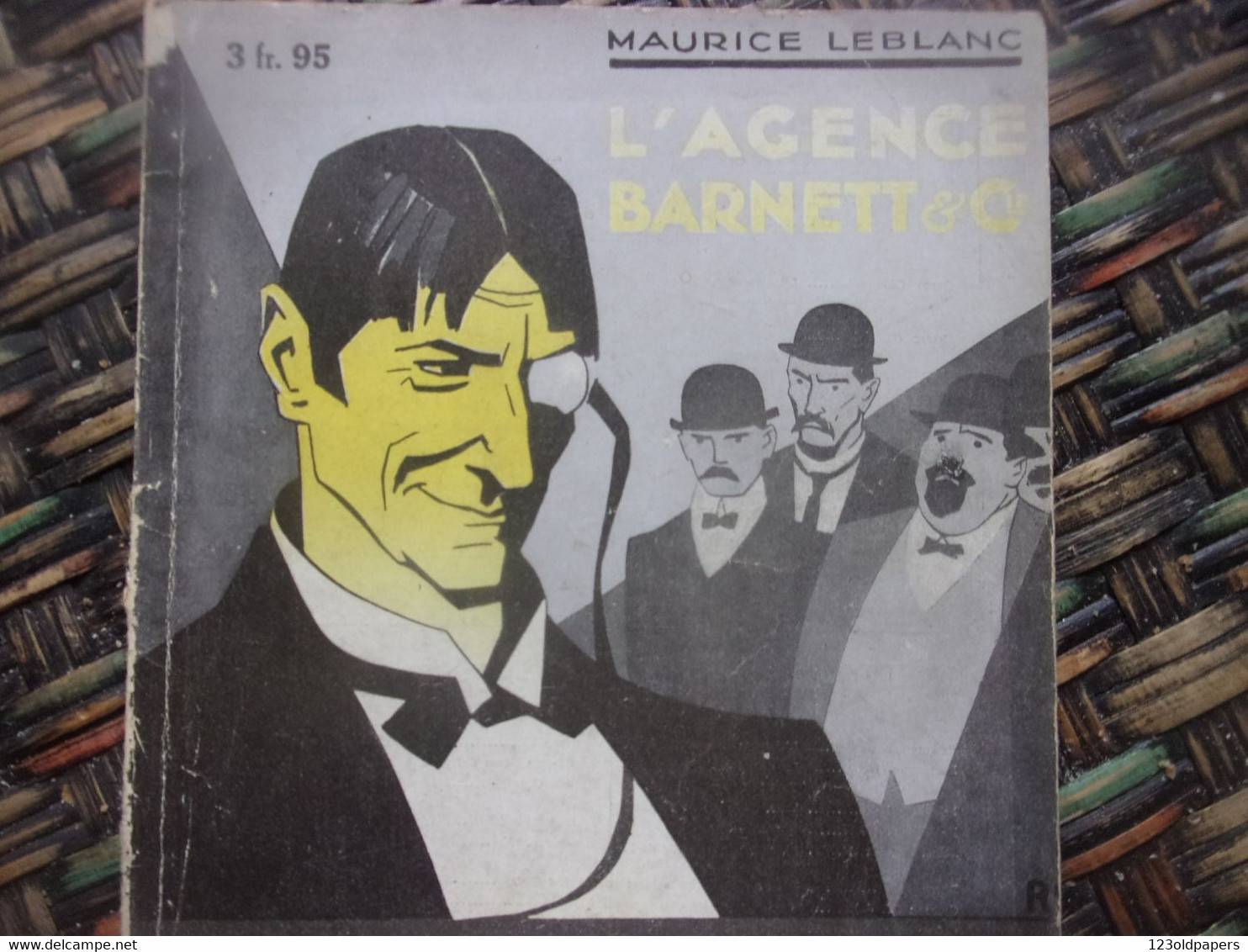 ARSENE LUPIN  L AGENCE BARNETT CIE ILLUSTRATIONS R BRODERS  // Maurice Leblanc - Pierre Lafitte - 1901-1940