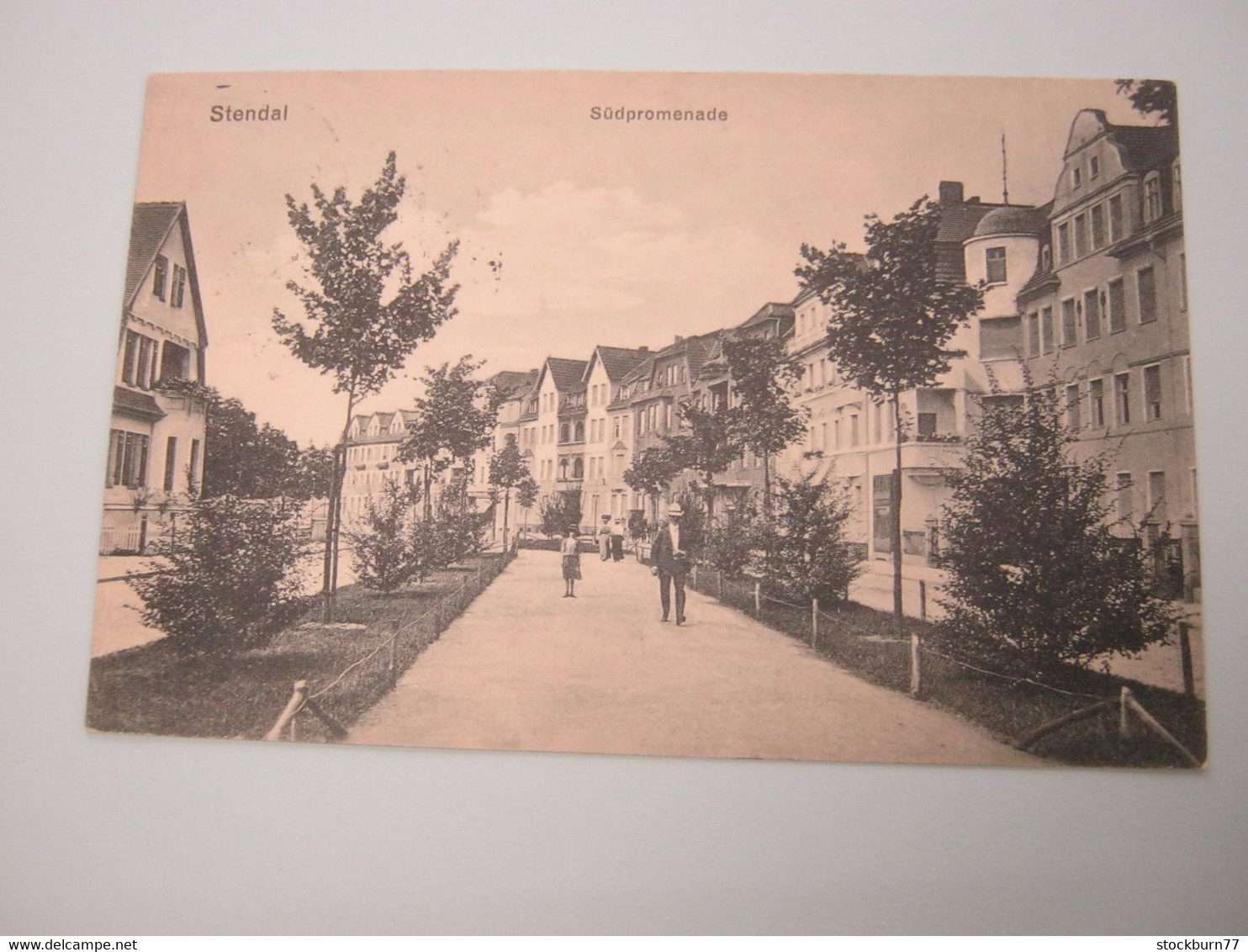 STENDAL , Strasse,  Schöne  Karte  Um 1912 - Stendal