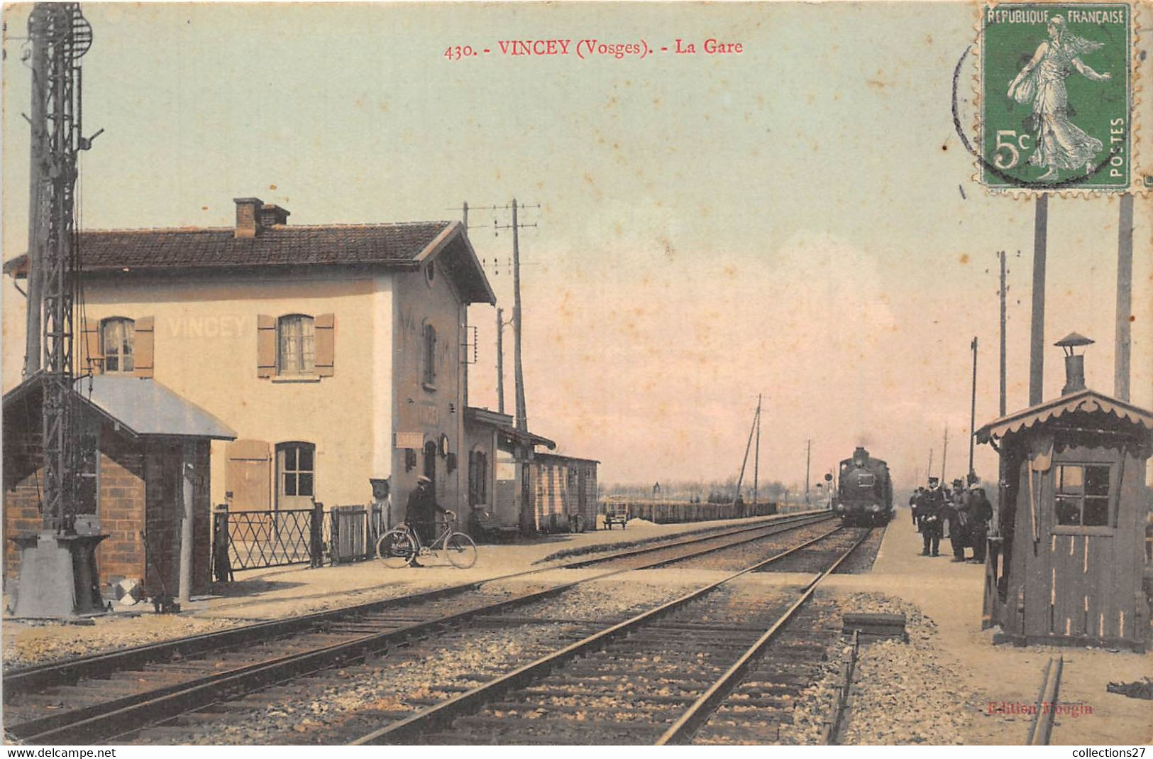 88-VINCEY- LA GARE - Vincey