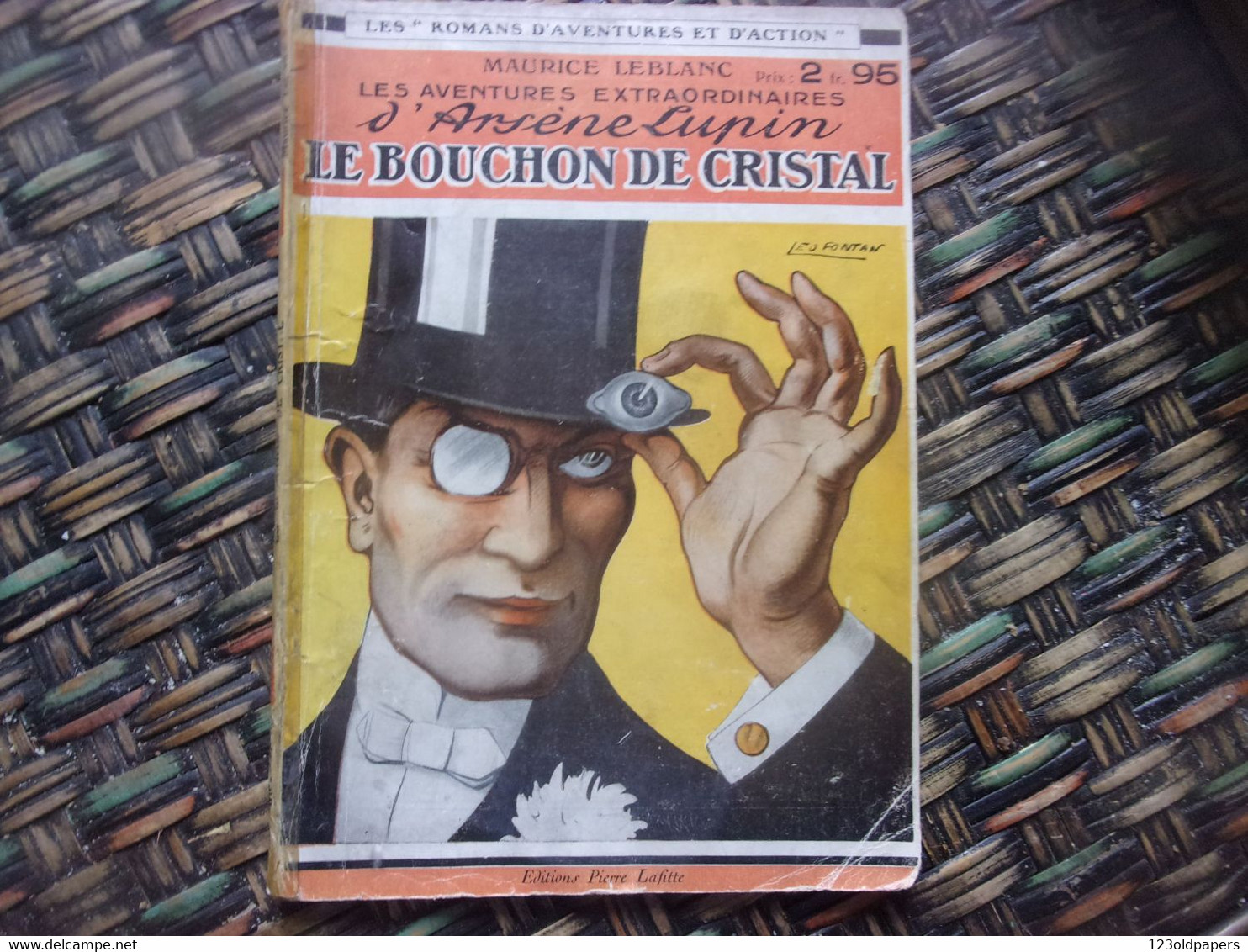 ARSENE LUPIN  LE BOUCHON DE CRISTAL  ILLUSTRATIONS M NEMECEK   // Maurice Leblanc - Pierre Lafitte - Other & Unclassified