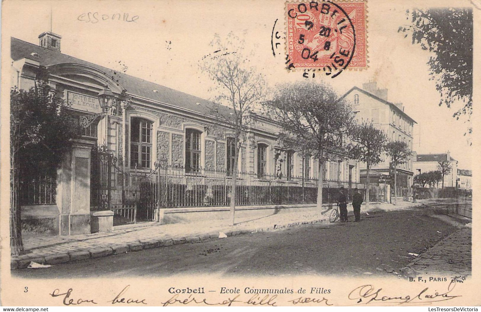 CPA - 91 - CORBEIL - Ecole Communale De Filles - BF PARIS - Corbeil Essonnes