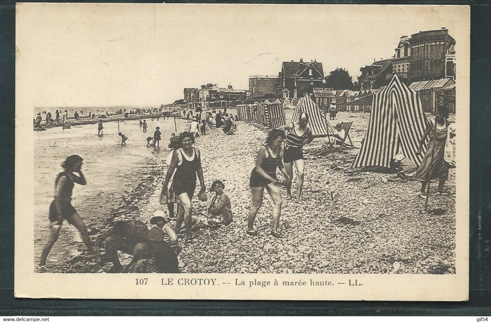 N° 107 -  LE CROTOY La Plage à Marée Haute   Dab 20023 - Le Crotoy