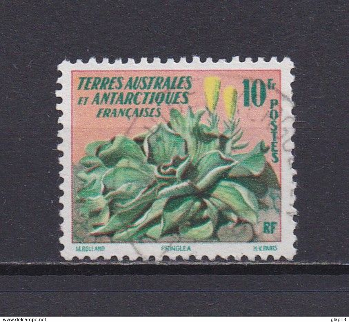 TAFF 1958 TIMBRE N°11 OBLITERE FLORE - Used Stamps