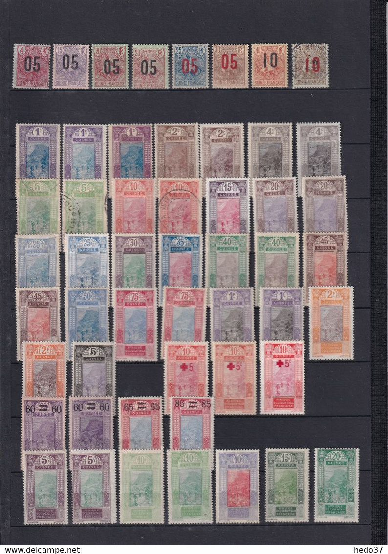 Guinée - Collection - Tous états - Used Stamps