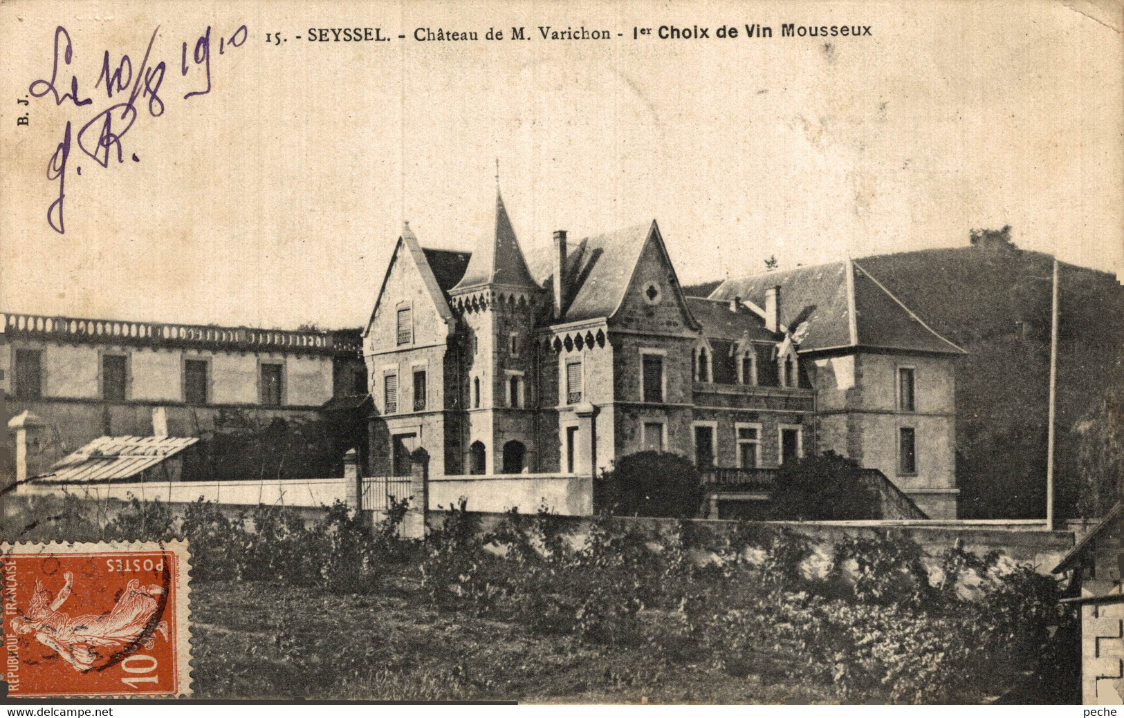 N°97214 -cpa Sessel -château De M. Varichon- - Seyssel