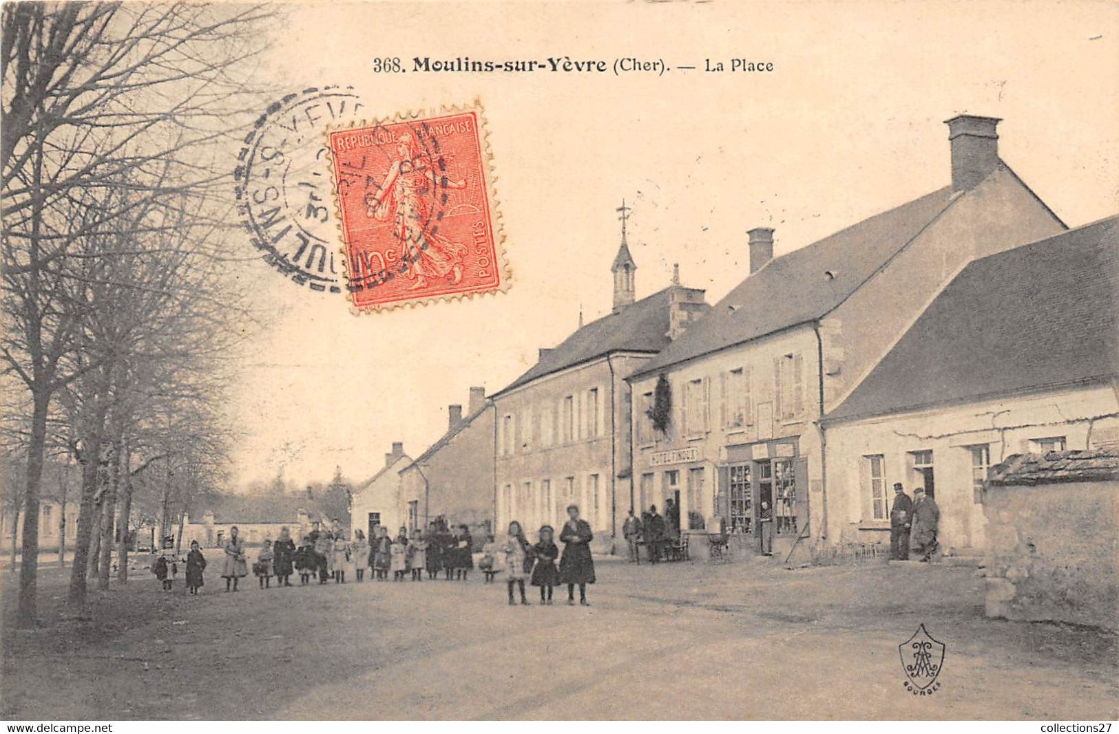 18-MOULINS-SUR-YEVRE- LA PLACE - Autres & Non Classés