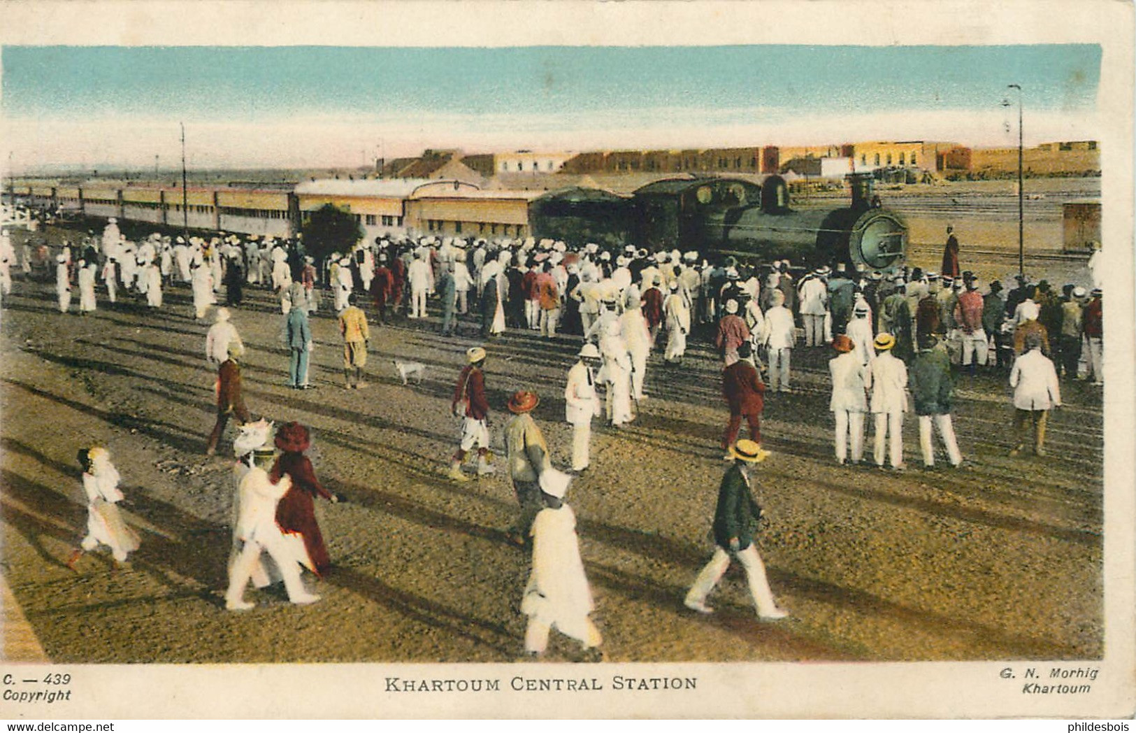 AFRIQUE  SOUDAN (édit Morhig Khartoum)   Central Station  Khartoum - Sudan