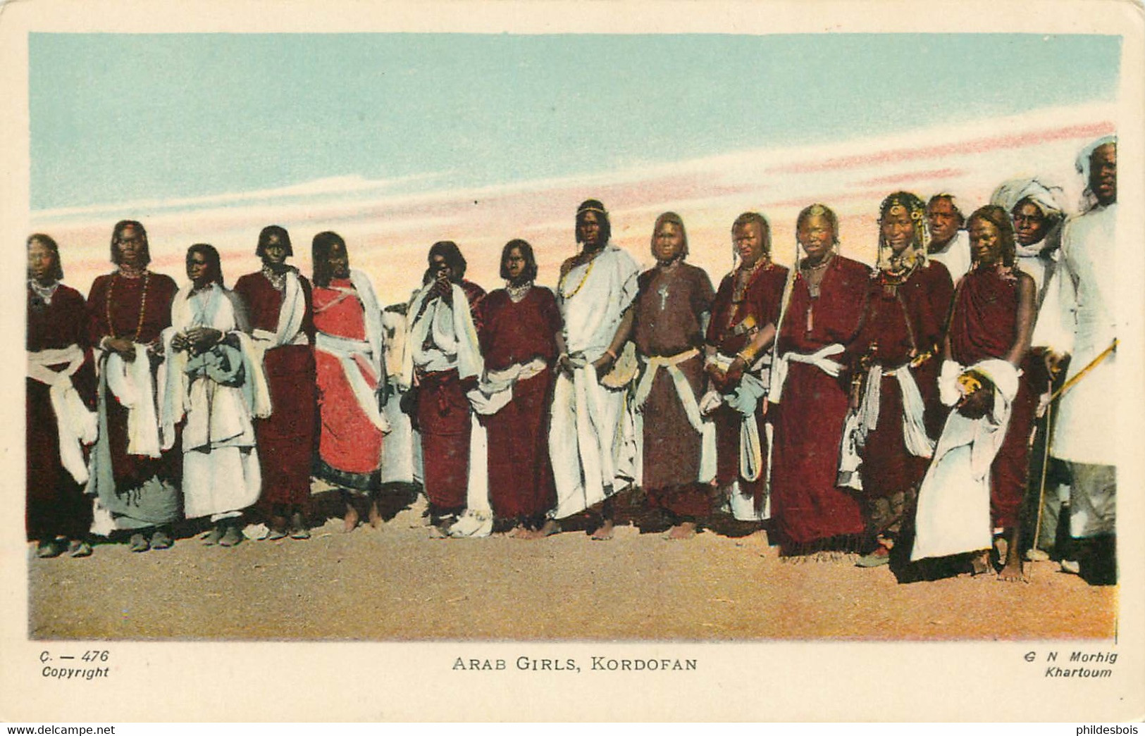 AFRIQUE  SOUDAN (édit Morhig Khartoum)  Arab Girls Kordofan - Sudan