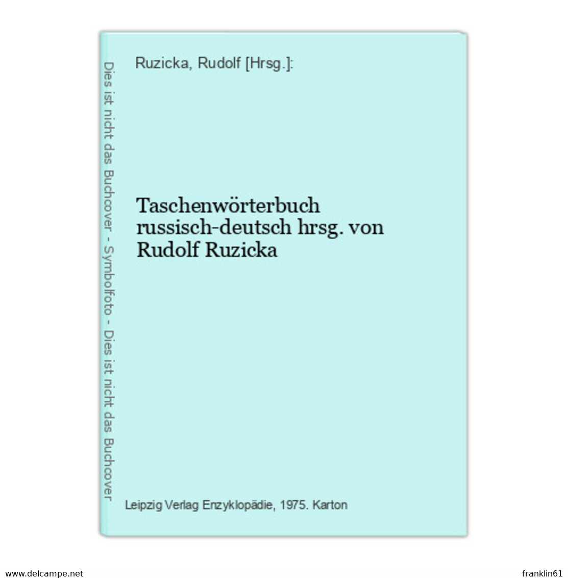 Taschenwörterbuch Russisch-deutsch - Lexika