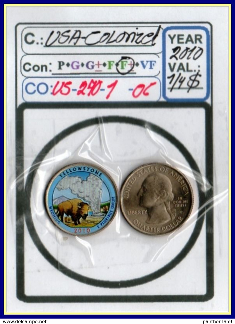 USA::#COINS#NATIONAL PARKS#.COLORIZED SPECIEL QUARTERS#( CO-US-270-1 (06) - 2010-...: National Parks